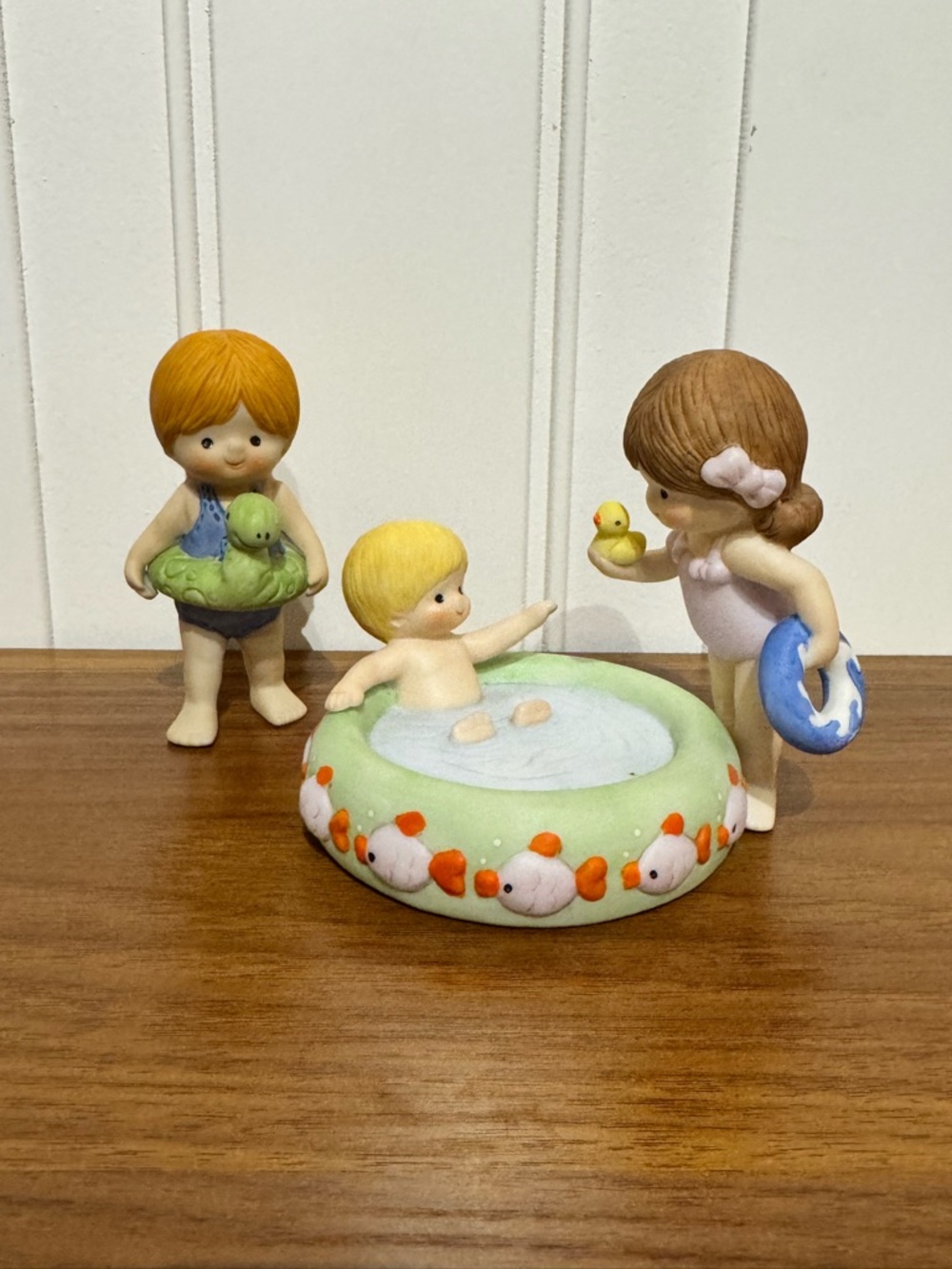 Porcelain Enesco Country cousins set